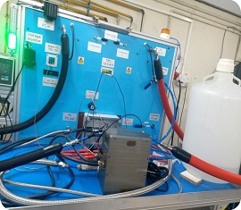 PEM fuel cell test station