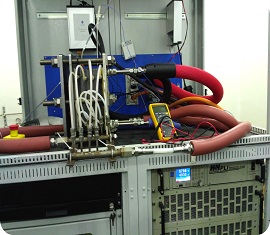 Fuel cell stack testing station
